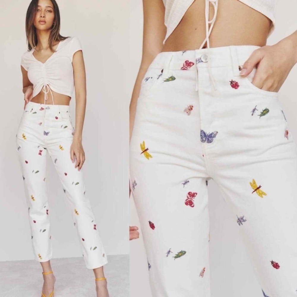 REFORMATION - Butterfly Jeans - Size 25